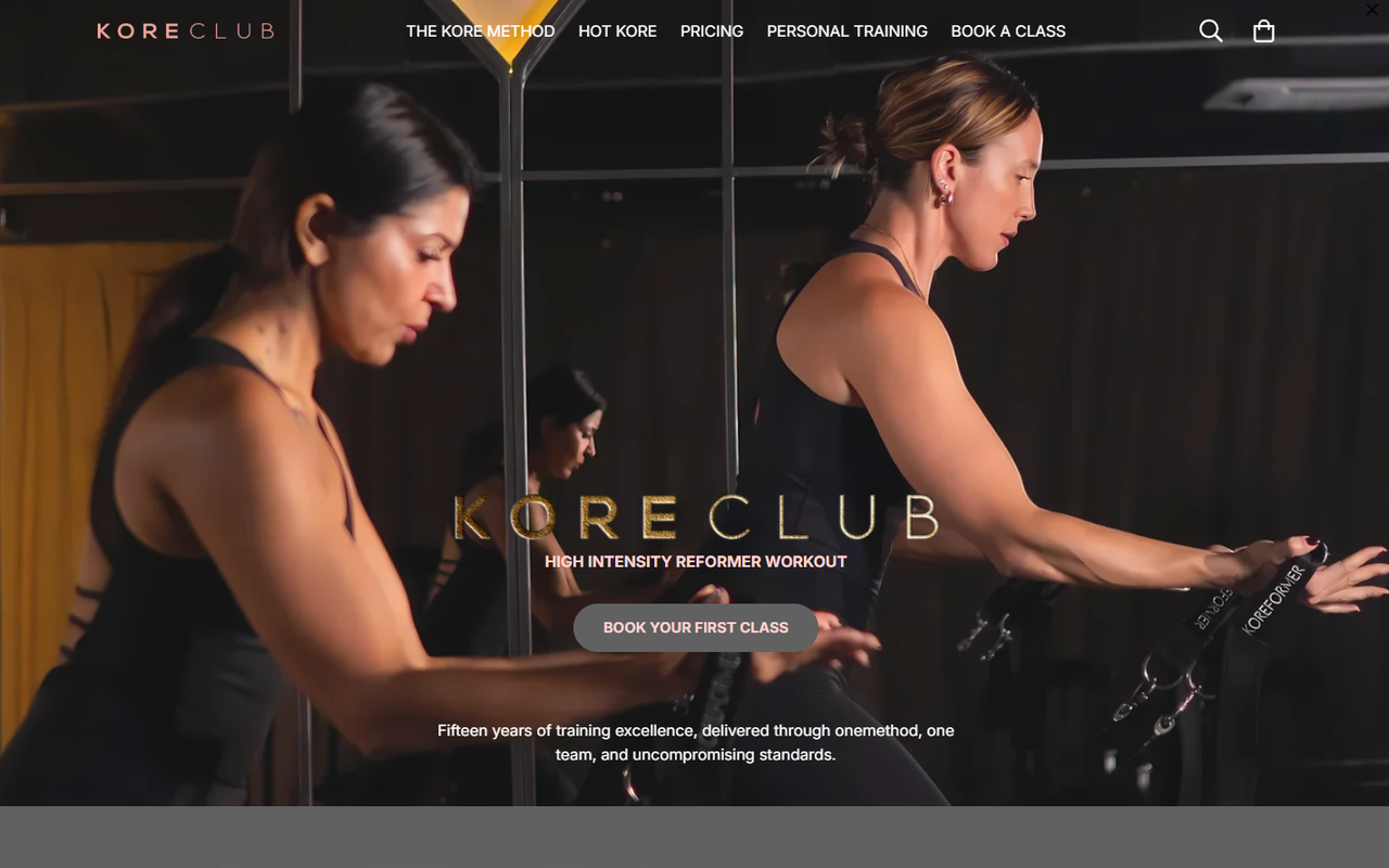 The KORE Academy - Martial Arts & Fitness Academy Website by MD Ziaul Hasan