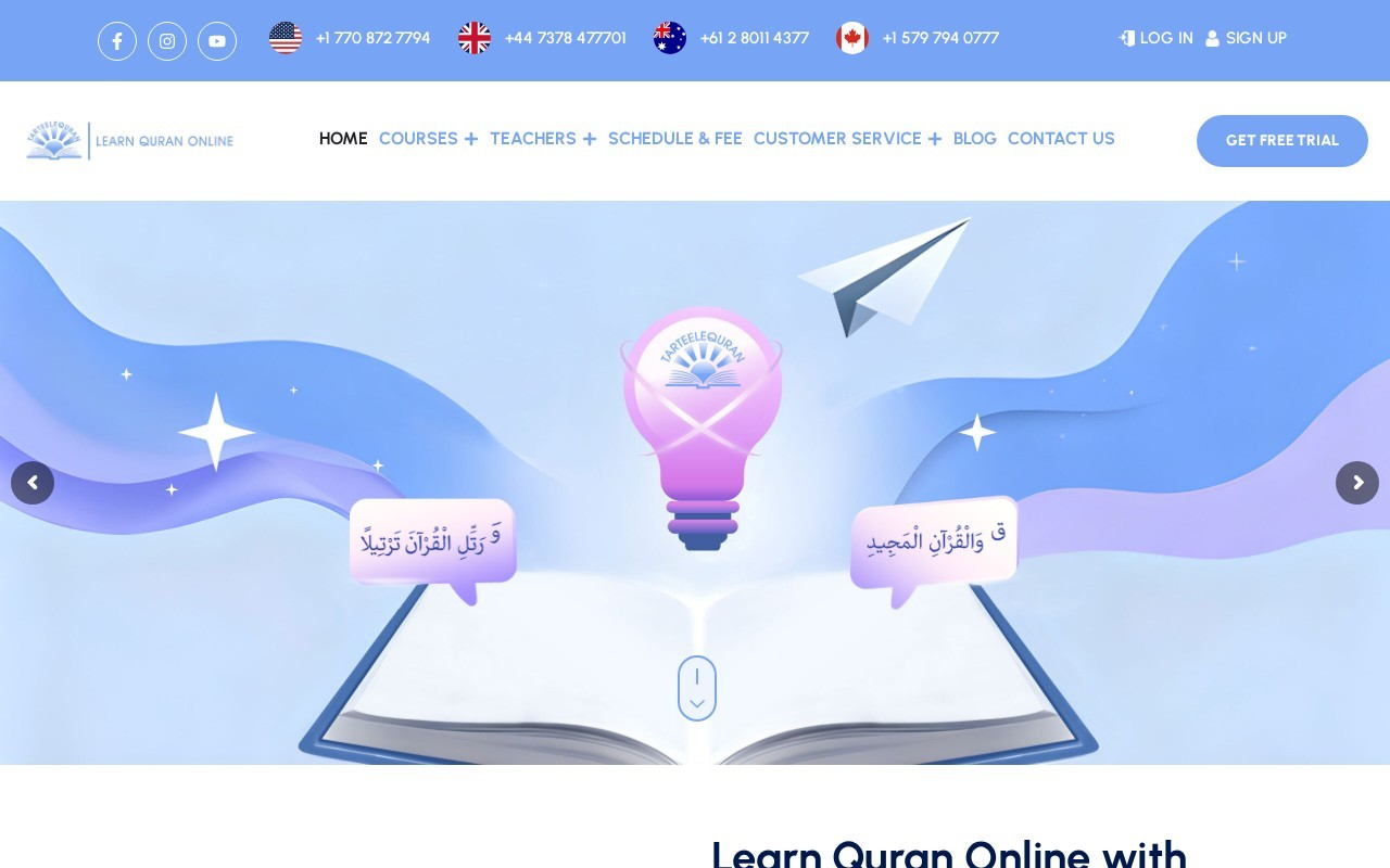 TarteeleQuran - Online Academy & Education Portal by MD Ziaul Hasan